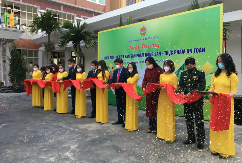 Hội Nông dân tỉnh Sơn La đã đưa vào hoạt động 4 cửa hàng giới thiệu và bán các sản phẩm nông sản an toàn tại huyện Mộc Châu, Mai Sơn, Thuận Châu và thành phố Sơn La.