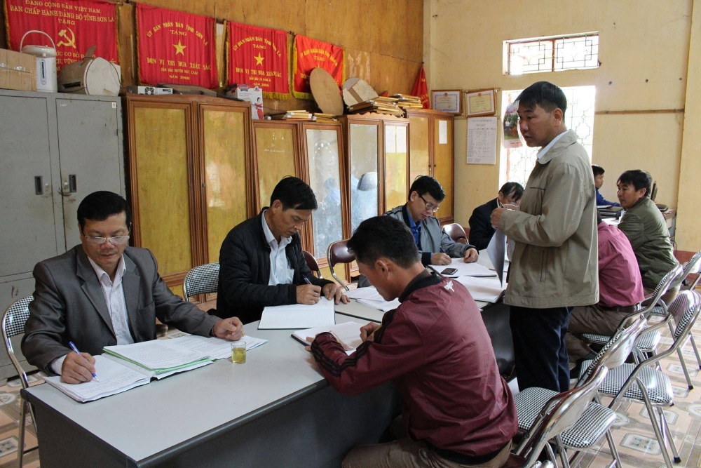 Kiểm tra công tác chuẩn bị Đại hội điểm nhiệm kỳ 2018-2023 tại Hội Nông dân huyện Mộc Châu