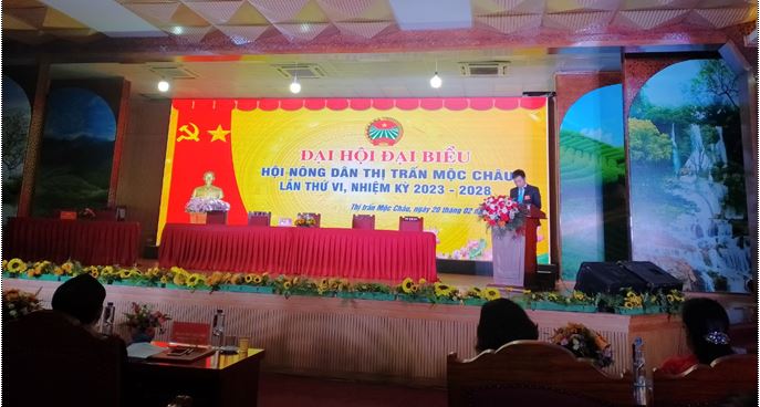Đại hội đại biểu Hội Nông dân thị trấn Mộc Châu lần thứ VI, nhiệm kỳ 2023 -2028.