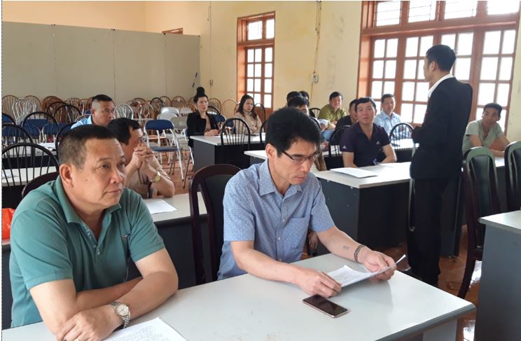 Ban quản lý dự án VOF – Hội Nông dân tỉnh Sơn La tổ chức tập huấn kỹ thuật chăn nuôi bò sinh sản