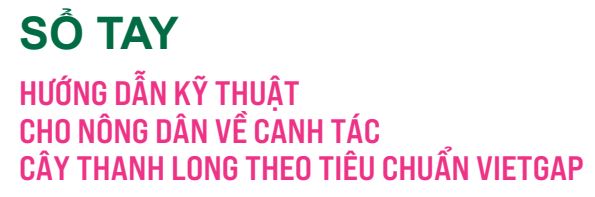 5. Sổ tay  hướng dẫn canh tác Thanh Long_VietGAP