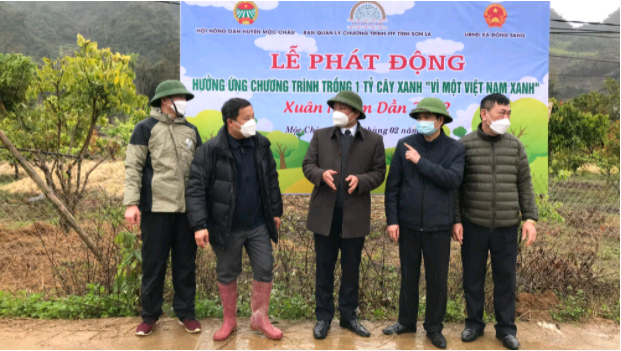 Hội Nông dân tỉnh Sơn La tổ chức lễ phát động hưởng ứng chương trình trồng 1 tỷ cây xanh