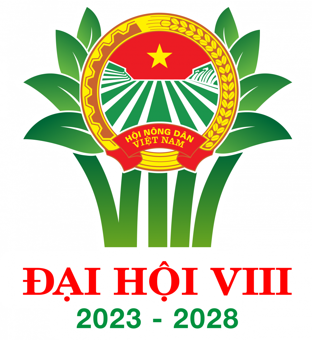 Bộ nhận diện và logo tuyên truyền Đại hội VIII Hội Nông dân Việt Nam, nhiệm kỳ 2023 - 2028