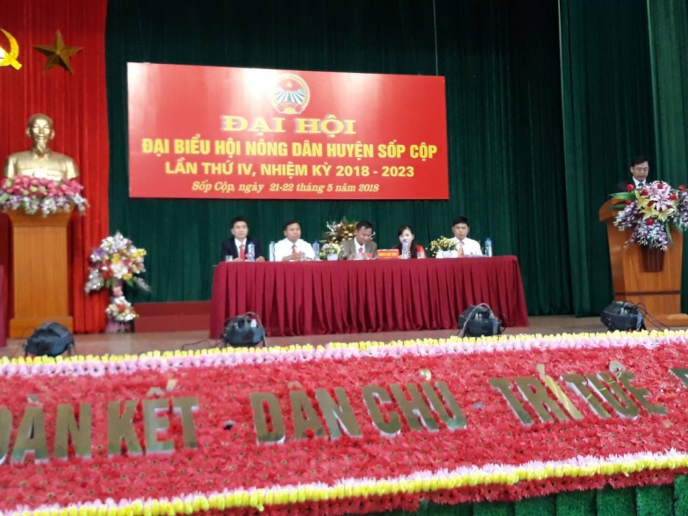 Đại hội Hội Nông dân huyện Sốp Cộp lần thứ IV, nhiệm kỳ 2018-2023