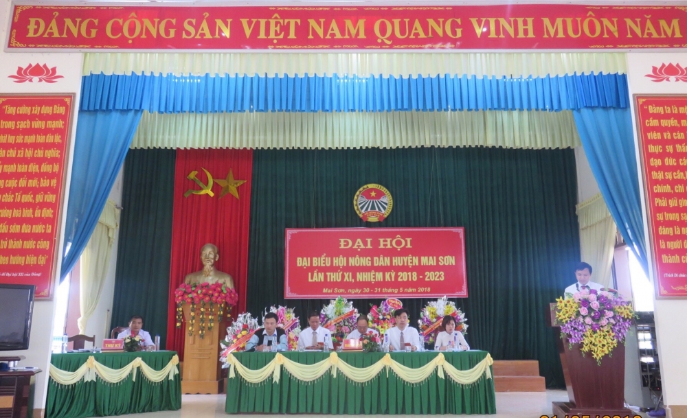 Đại hội đại biểu Hội Nông dân huyện Mai Sơn
